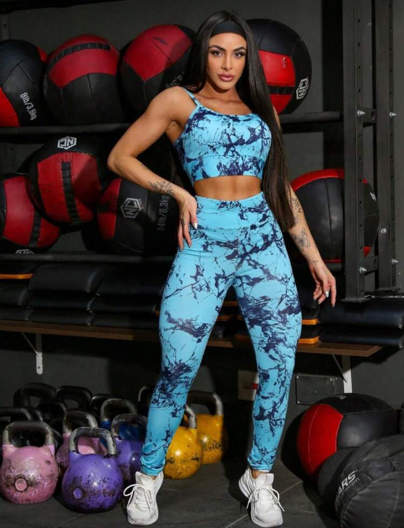 Conjunto Fitness Feminino para Academia – Top Alcinha com Bojo e Conforto Premium | Madassa