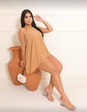 Conjunto Macaquinho Feminino Soltinho Frente Única – Tecido Duna Leve e Fresquinho para o Verão | Madassa