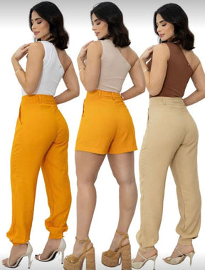 Compre 2 Leve 3 – Kit 3 Regatas Femininas Ombro Só em Suplex, Blusa Nula Manga Casual Tendência | Madassa